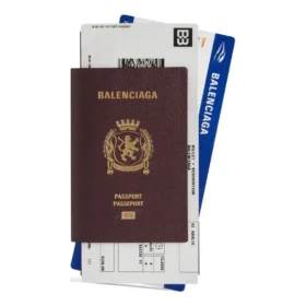 Pasaport Boyu Uzun Cüzdan 2 Bilet “Koyu Kırmızı” 7877772AA3R6027