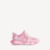 Pembe/beyaz renkli, şablon logolu kadın Track sneaker’ı