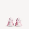 Pembe/beyaz renkli, şablon logolu kadın Track sneaker’ı