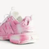 Pembe/beyaz renkli, şablon logolu kadın Track sneaker’ı