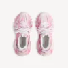 Pembe/beyaz renkli, şablon logolu kadın Track sneaker’ı