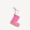 Pembe renkli kadınlar için charm/anahtarlık mini Alaska çizmeleri Pembe renkli kadınlar için charm/anahtarlık mini Alaska çizmeleri