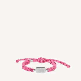 Pembe/siyah/beyaz/parlak gümüş renkli Saint-Germain dantel bileklik