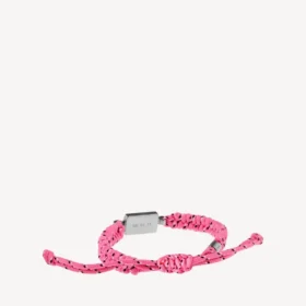 Pembe/siyah/beyaz/parlak gümüş renkli Saint-Germain dantel bileklik