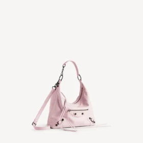 Petal pembe renkli kadın City hobo çanta (küçük) Petal pembe renkli kadın City hobo çanta (küçük)