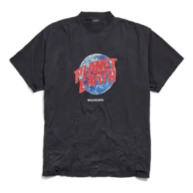 Planet Earth Oversized Tişört “Siyah” 787349TRVC91055