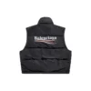Political Campaign Cocoon Puffer Yelek “Siyah” 762769TYD361000