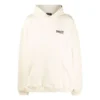 Political Campaign Geniş Kesim Kapüşonlular Sweatshirt “White” 620973TKVI98962