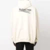 Political Campaign Geniş Kesim Kapüşonlular Sweatshirt “White” 620973TKVI98962