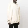 Political Campaign Geniş Kesim Kapüşonlular Sweatshirt “White” 620973TKVI98962