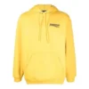 Political Campaign Kapüşonlu Sweatshirt Orta Kesim “Sarı” 600583TKVI97442