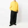 Political Campaign Kapüşonlu Sweatshirt Orta Kesim “Sarı” 600583TKVI97442