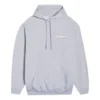 Political Campaign Kapüşonlular Sweatshirt Orta Kesim “Gri” 600583TKVI91379