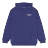 Political Campaign Kapüşonlular Sweatshirt Orta Kesim “Mavi” 600583TKVI91195