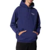 Political Campaign Kapüşonlular Sweatshirt Orta Kesim “Mavi” 600583TKVI91195