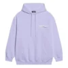 Political Campaign Kapüşonlular Sweatshirt Orta Kesim “Mor” 600583TKVI93072