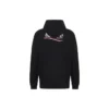 Political Campaign Kapüşonlular Sweatshirt Orta Kesim “Siyah” 600583TKVI91070