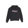 Political Campaign Kapüşonlular Sweatshirt Siyah 570792TBV141000