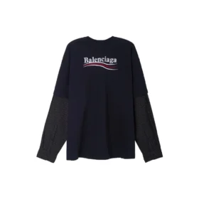 Political Campaign Katmanlı Tişört Oversized “Siyah” 698631TKVJ19070