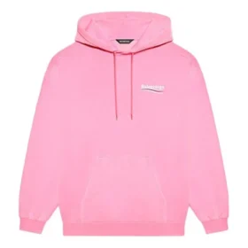 Political Campaign Orta Kesim Kapüşonlular Sweatshirt “Pembe” 600583TJVD45713