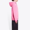 Political Campaign Orta Kesim Kapüşonlular Sweatshirt “Pembe” 600583TJVD45713