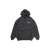 Political Campaign Orta Kesim Kapüşonlular Sweatshirt “Siyah” 578135TKVI91070