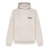Political Campaign Popover Kapüşonlu Sweatshirt “Açık Bej” 739024TKVI99711