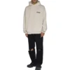 Political Campaign Popover Kapüşonlu Sweatshirt “Açık Bej” 739024TKVI99711