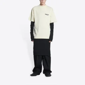 Political Campaign Tişörtü Geniş Kesim “Off White” 641675TKVJ18962 Political Campaign Tişörtü Geniş Kesim “Off White” 641675TKVJ18962