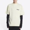 Political Campaign Tişörtü Geniş Kesim “Off White” 641675TKVJ18962