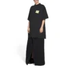 Post It Tişört Oversized “Washed Black” 739028TOVD41055