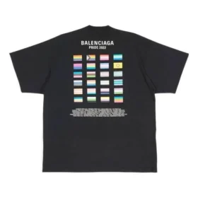 Pride 22 Oversized Pamuklu Tişört “Siyah Beyaz” 694576TMVO21070