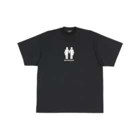 Pride 22 Oversized Pamuklu Tişört “Siyah Beyaz” 694576TMVO21070