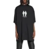 Pride 22 Oversized Pamuklu Tişört “Siyah Beyaz” 694576TMVO21070