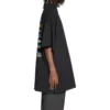 Pride 22 Oversized Pamuklu Tişört “Siyah Beyaz” 694576TMVO21070