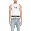 Pride 22 Tank Top “Beyaz Siyah” 698102TMVO40904