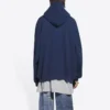 Pride Kapüşonlu Sweatshirt Boxy Fit “Lacivert” 651799TLV548561