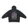 Pride Kapüşonlu Sweatshirt Boxy Fit “Siyah” 651799TMVO31070