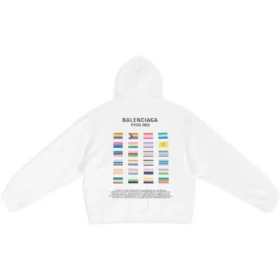 Pride Kapüşonlu Sweatshirt Geniş Kesim “Beyaz” 651799TMVO30904 Pride Kapüşonlu Sweatshirt Geniş Kesim “Beyaz” 651799TMVO30904