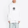 Pride Kapüşonlu Sweatshirt Geniş Kesim “Beyaz” 651799TMVO30904