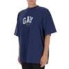 Pride Tişört Boxy Fit “Lacivert” 651795TLV938561