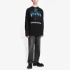 Rammstein Almanya Grubu Crossover Uzun Kollu Unisex Siyah 651796TLV511000