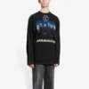 Rammstein Almanya Grubu Crossover Uzun Kollu Unisex Siyah 651796TLV511000