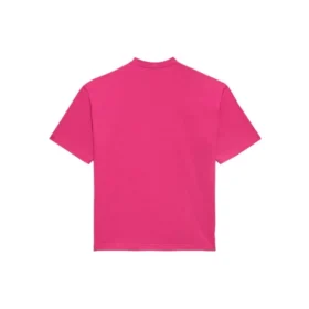 Retro Logo Kısa Kollu Unisex Pembe 556104TBV435630