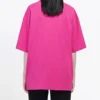 Retro Logo Kısa Kollu Unisex Pembe 556104TBV435630