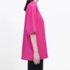 Retro Logo Kısa Kollu Unisex Pembe 556104TBV435630