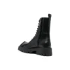 Rhino 25 mm Bağcıklı Çizmeler “Siyah Pürüzsüz Dana Derisi” 712638WBB501000