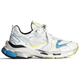Runner 2.0 Sneaker’lar “Beyaz, Sarı ve Mavi File ve Poliüretan” 779066W3RXP9074