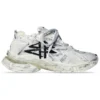 Runner Graffiti Sneaker’lar “Siyah ve Beyaz File ve Naylon” 677403W3RBQ9010