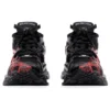 Runner Graffiti Sneaker’lar “Siyah ve Kırmızı File ve Naylon” 677403W3RBQ1060